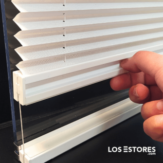 Cortinas plisadas para cortinas de cristal tejido screen