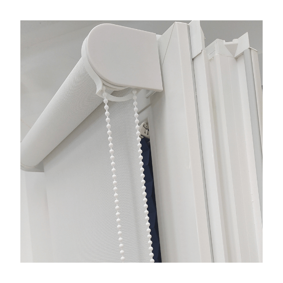 Estores para Ventanas Enrollables 60 x 190 cm Fijación sin Taladrar Estores  Térmicos Blackout Accesorios Completos para Baño Oficina, Blanco :  : Hogar y cocina