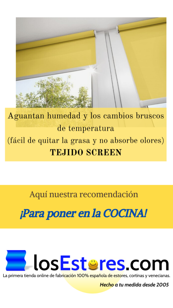 Combate el calor con estores screen, a tu medida - Cortinas Manzanodecora