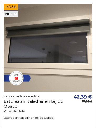 Estores para Ventanas Abatibles - Ventux