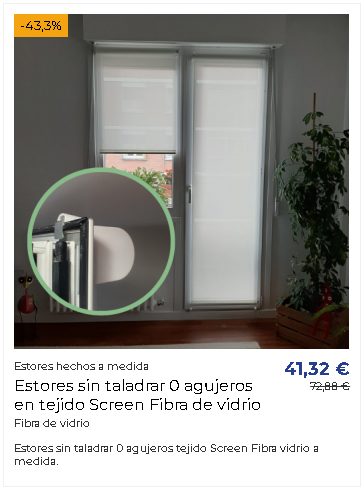 Estores enrollables opacos Blackout fabricados a medida para ventanas